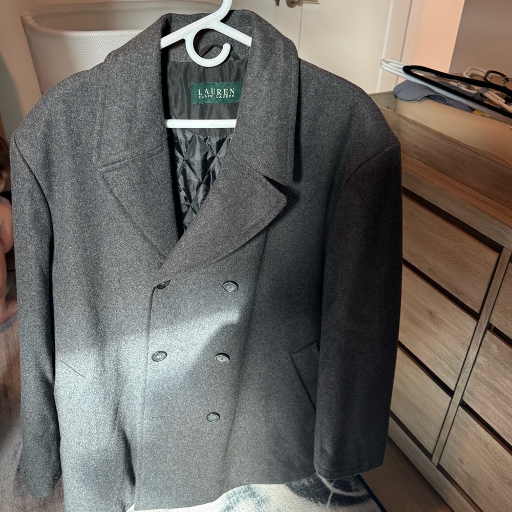 Ralph Lauren Charcoal Pea Coat